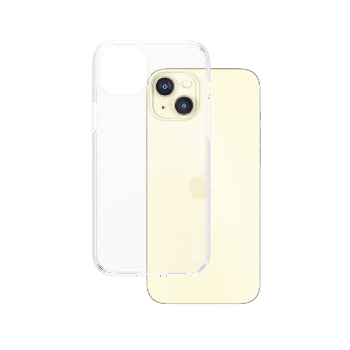 CARE by PanzerGlass® Flagship Case Transparent Urban Combat m. Klarer Rahmen iPhone 15 Plus